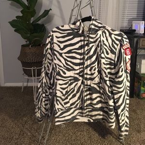 Lucky brand Zebra Hoodie